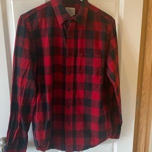 L.L. Bean slightly fitted men’s flannel